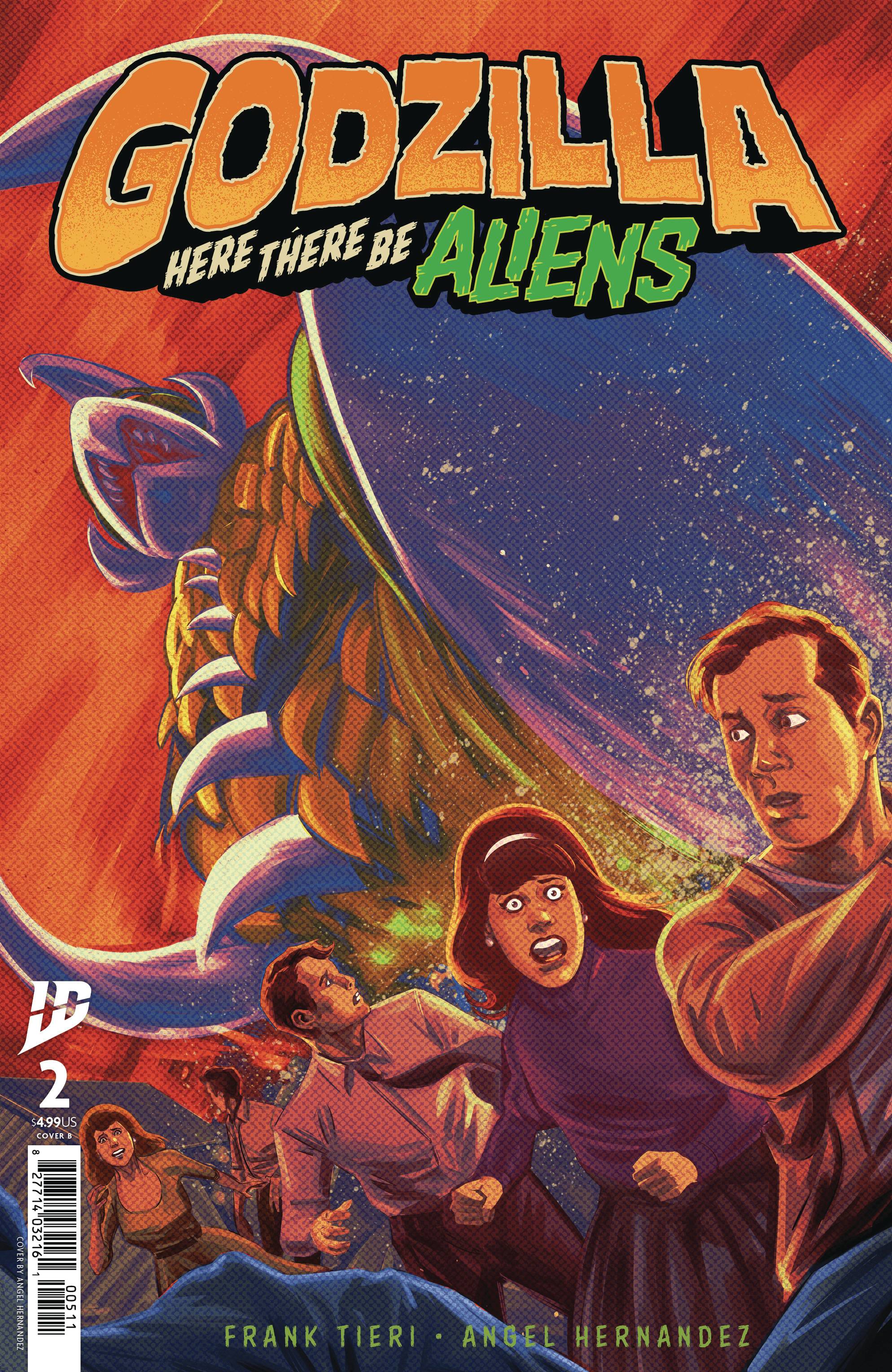 GODZILLA HERE THERE BE ALIENS (2025) #2 CVR B HERNANDEZ