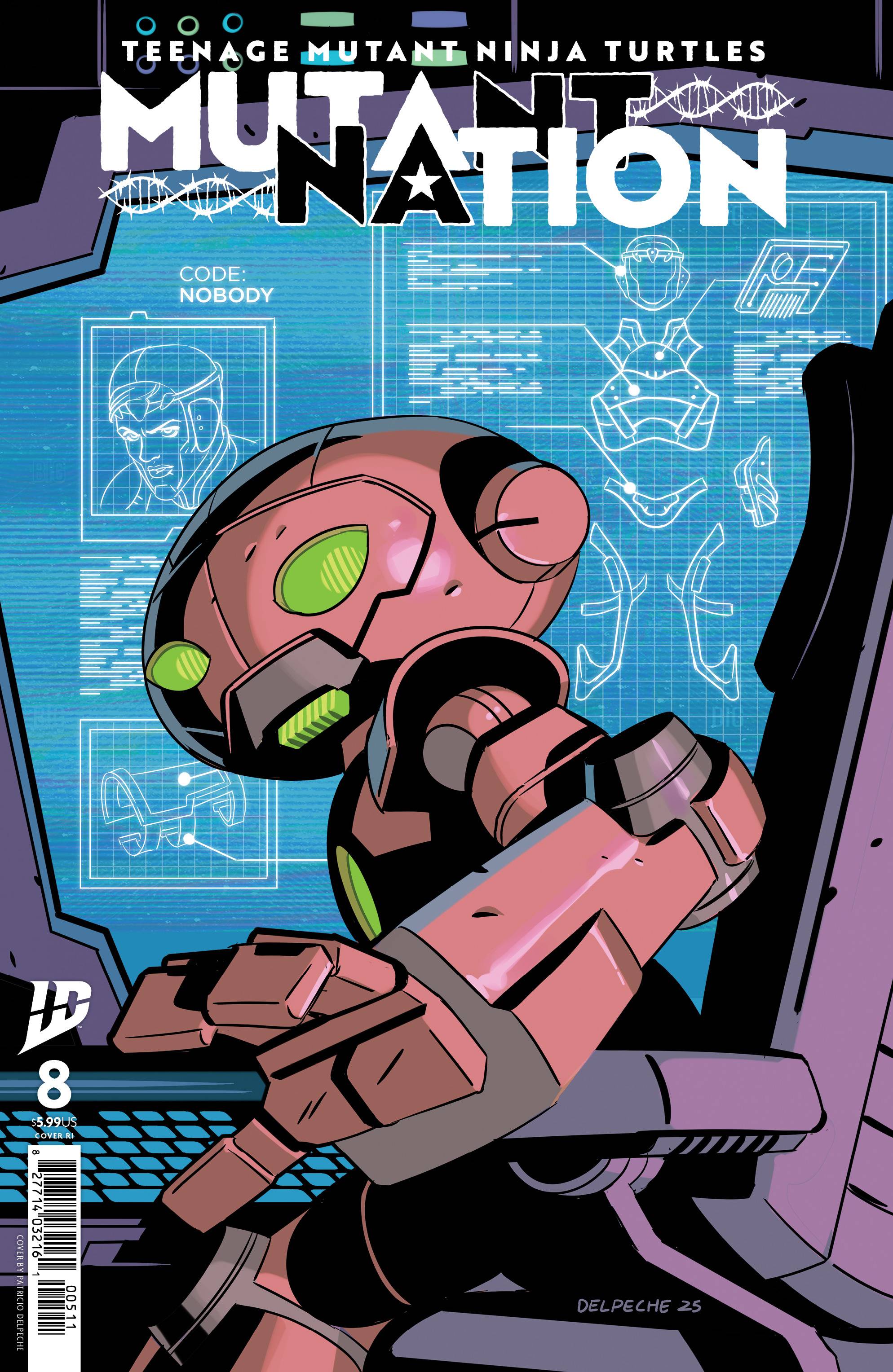 TMNT MUTANT NATION (2024) #8 CVR C 10 COPY INCV DELPECHE VAR
