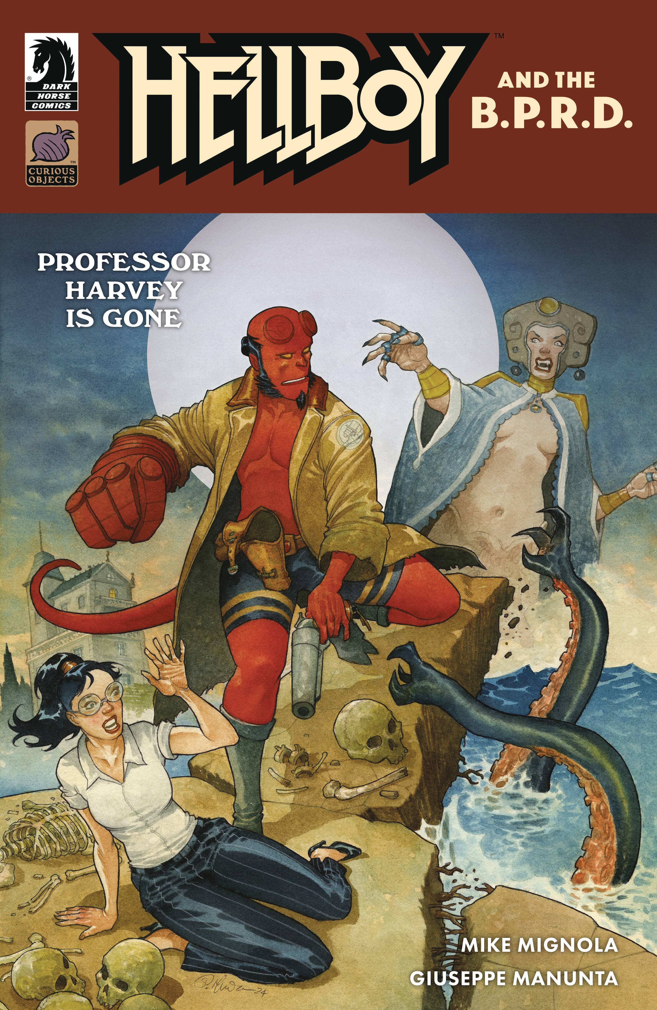 HELLBOY AND THE BPRD PROFESSOR HARVEY IS GONE (2025) #1 (ONE SHOT) CVR A MANUNTA
