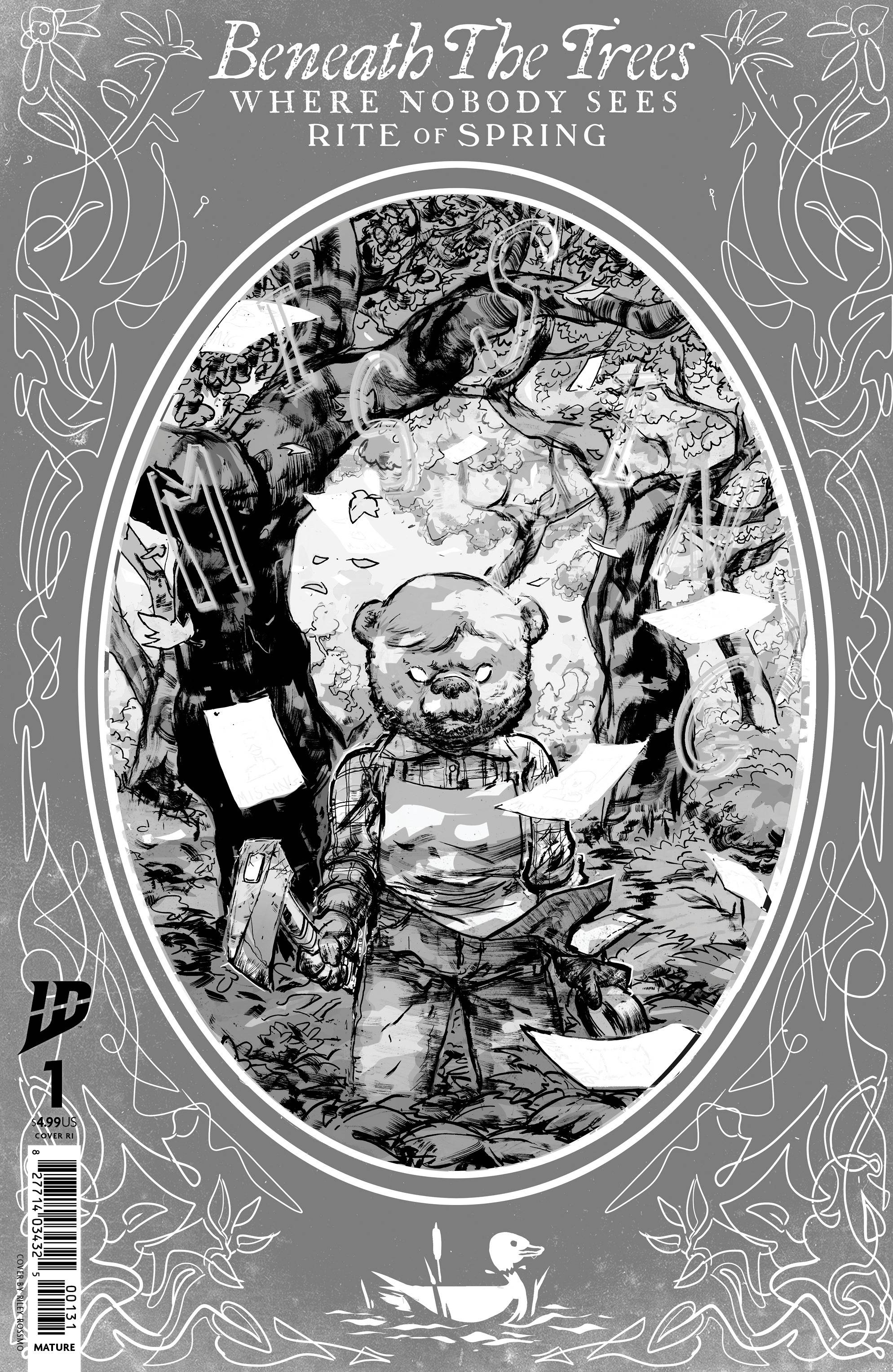 BENEATH THE TREES WHERE NOBODY SEES RITE OF SPRING (2025) #1 CVR G 50 COPY INCV ROSSMO B&W VAR