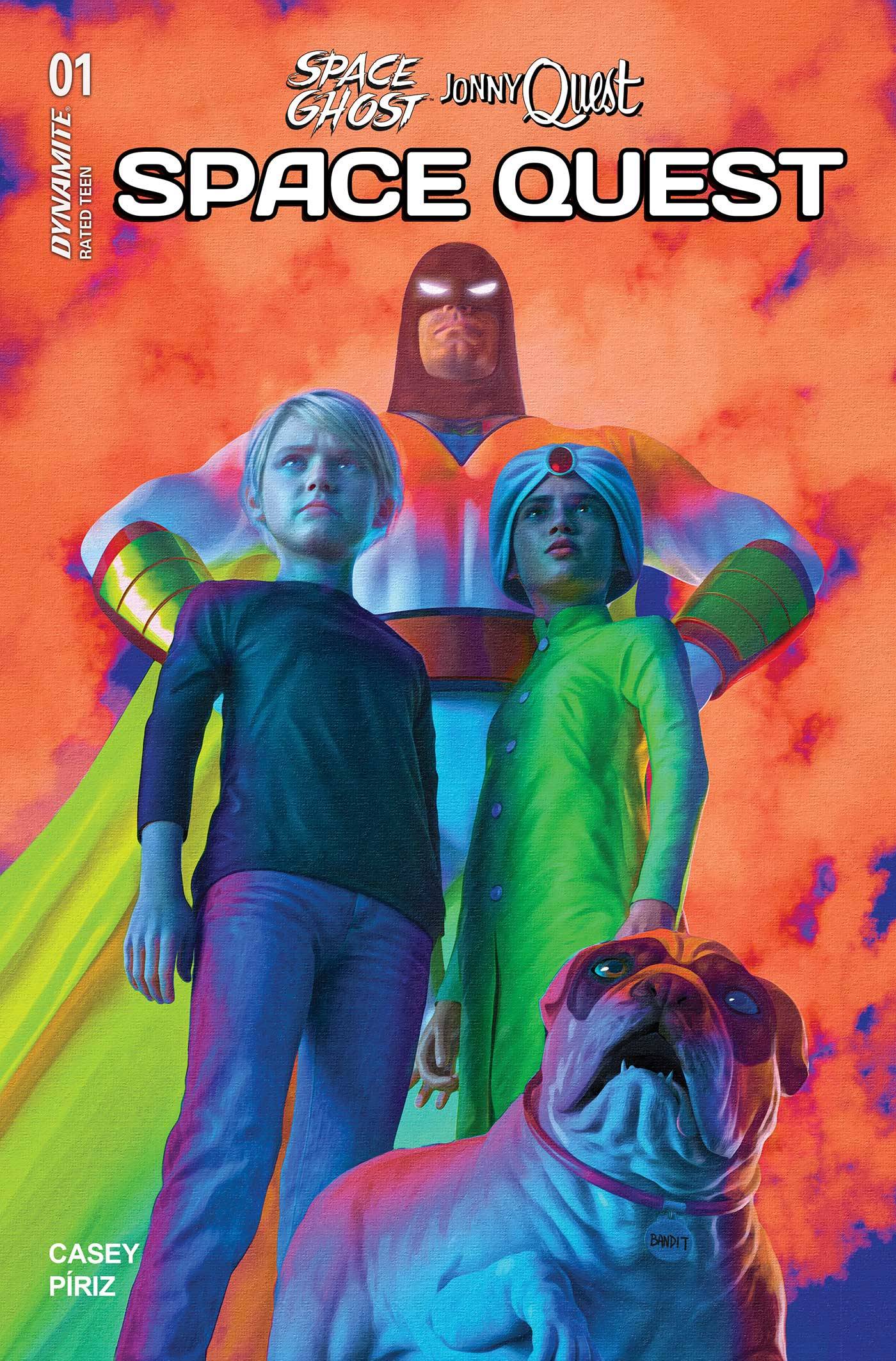 SPACE GHOST JONNY QUEST SPACE QUEST (2025) #1 CVR ZA FOC 10 COPY INCV VAR