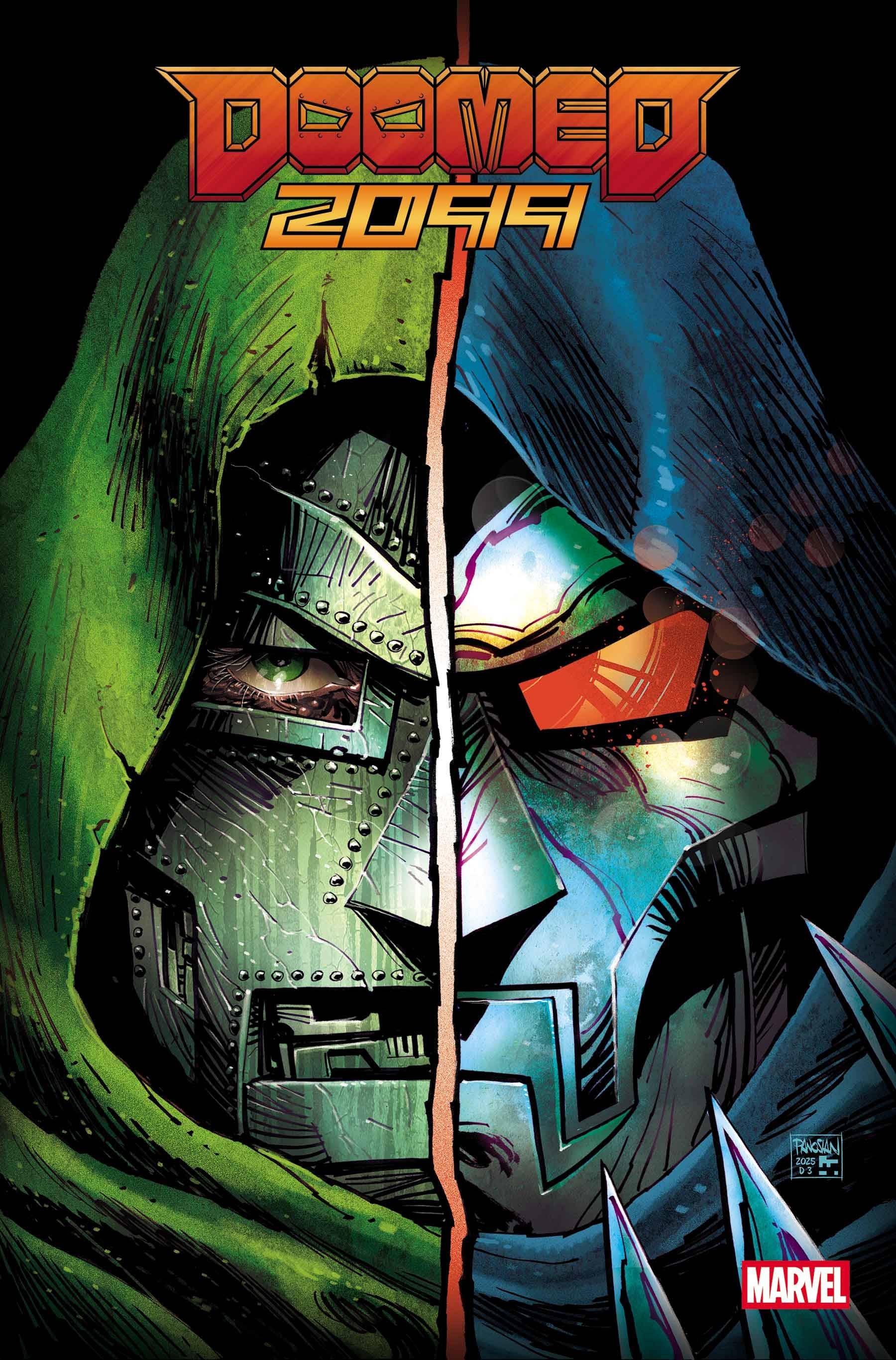 DOOMED 2099 (2025) #1 (ONE SHOT) DAN PANOSIAN DOOMED MASK FOIL VAR