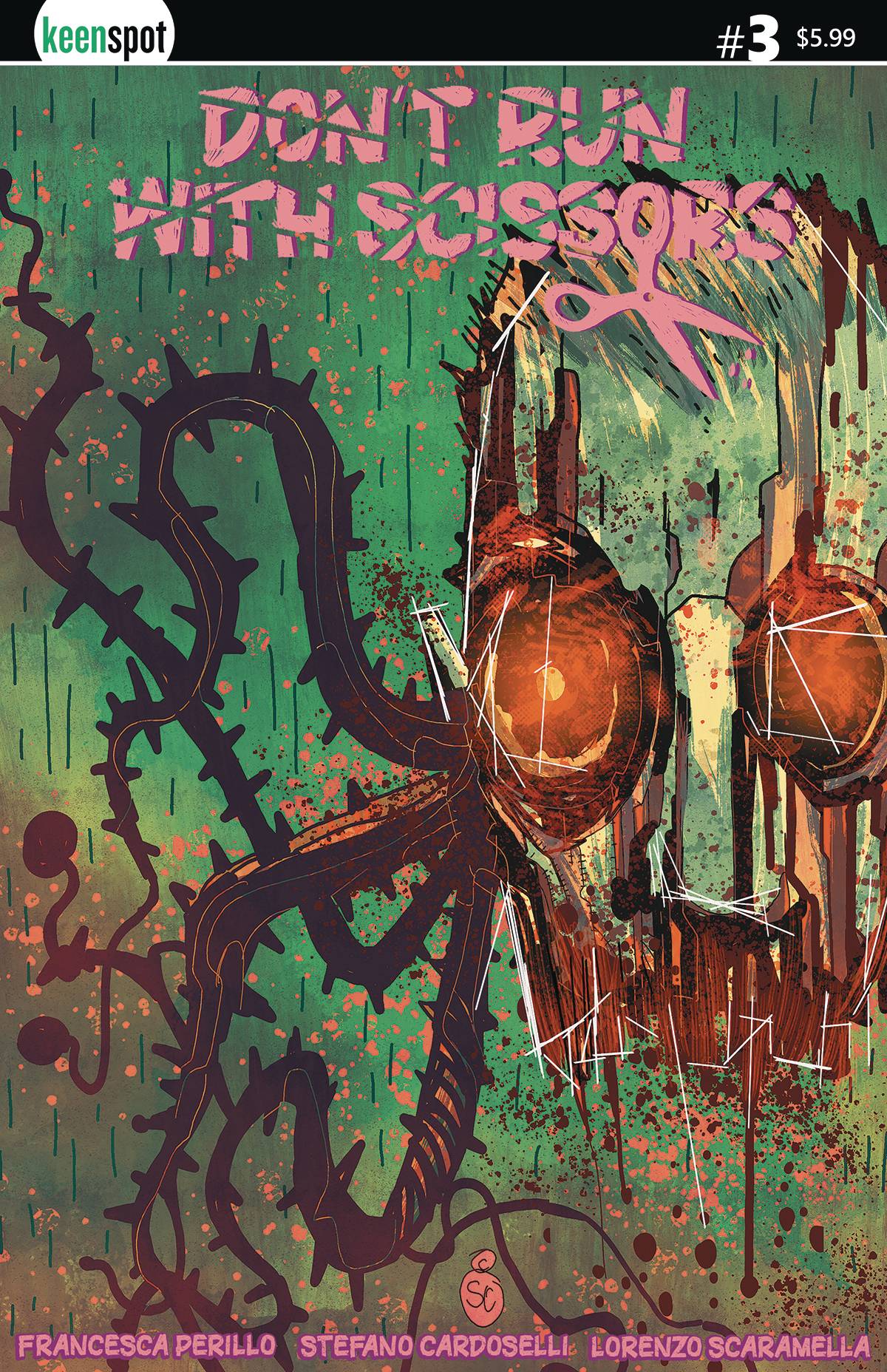 DONT RUN WITH SCISSORS (2025) #3 CVR A STEFANO CARDOSELLI