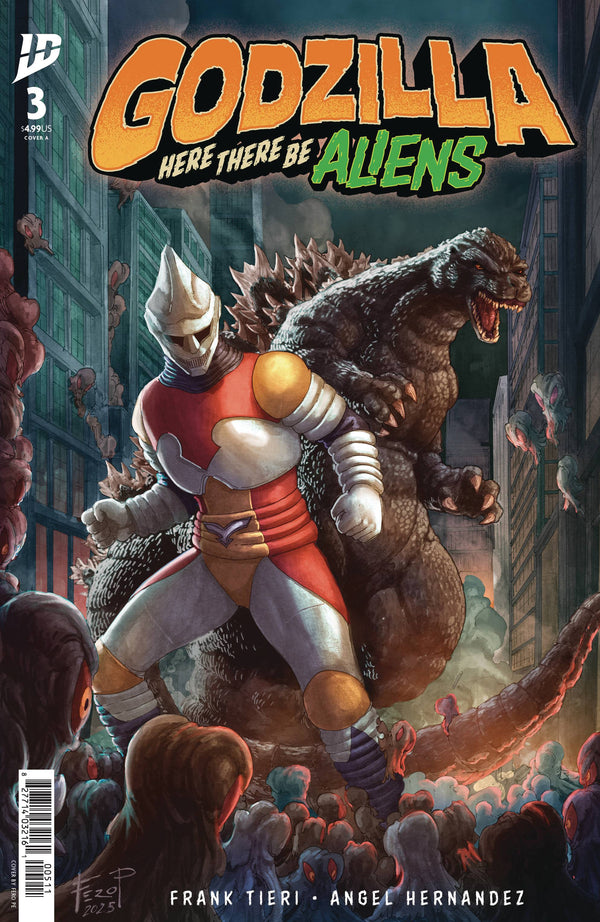 GODZILLA HERE THERE BE ALIENS (2025) #3 CVR A PE