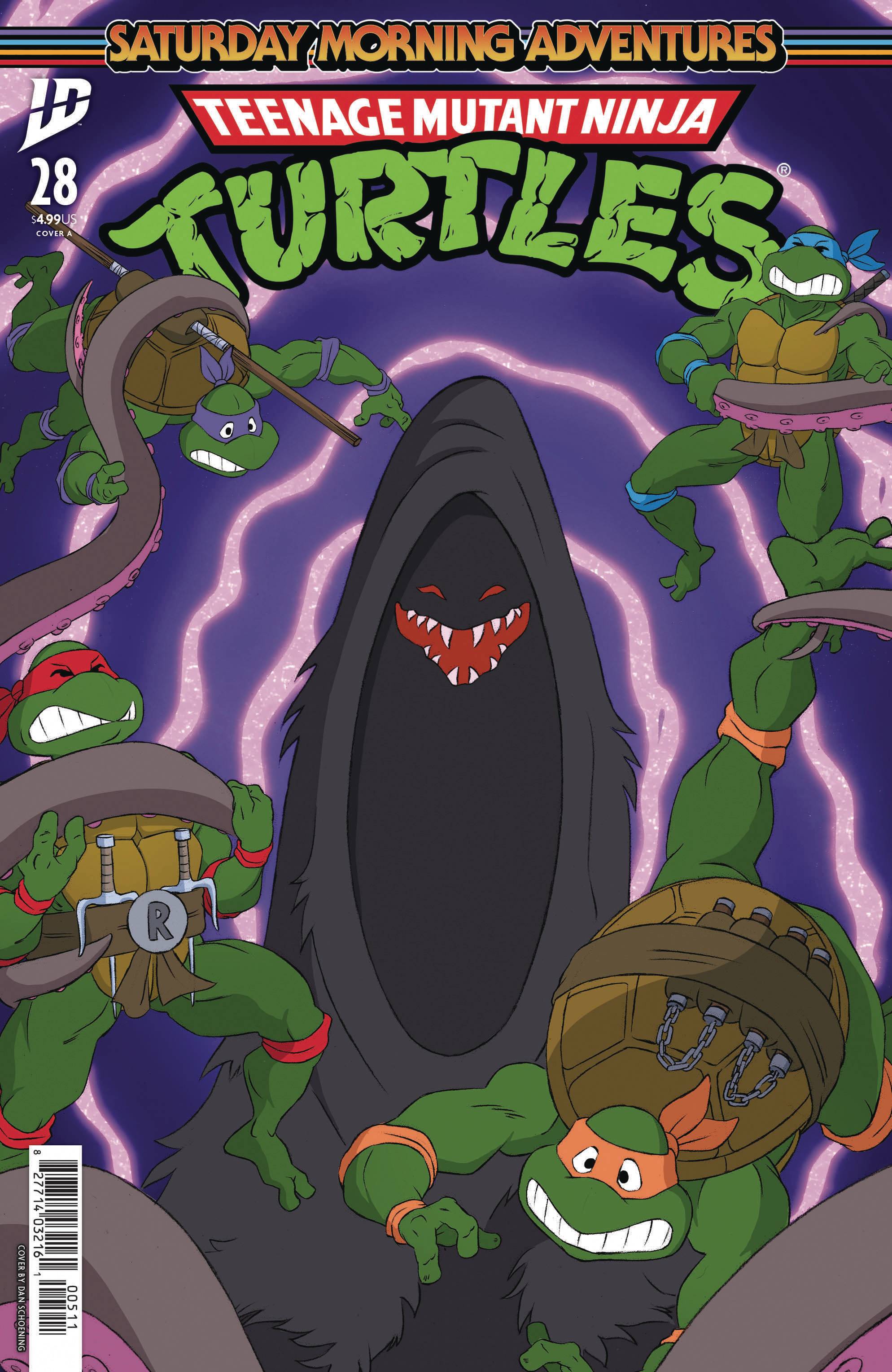 TMNT SATURDAY MORNING ADVENTURES CONTINUED (2023) #28 CVR A SCHOENING