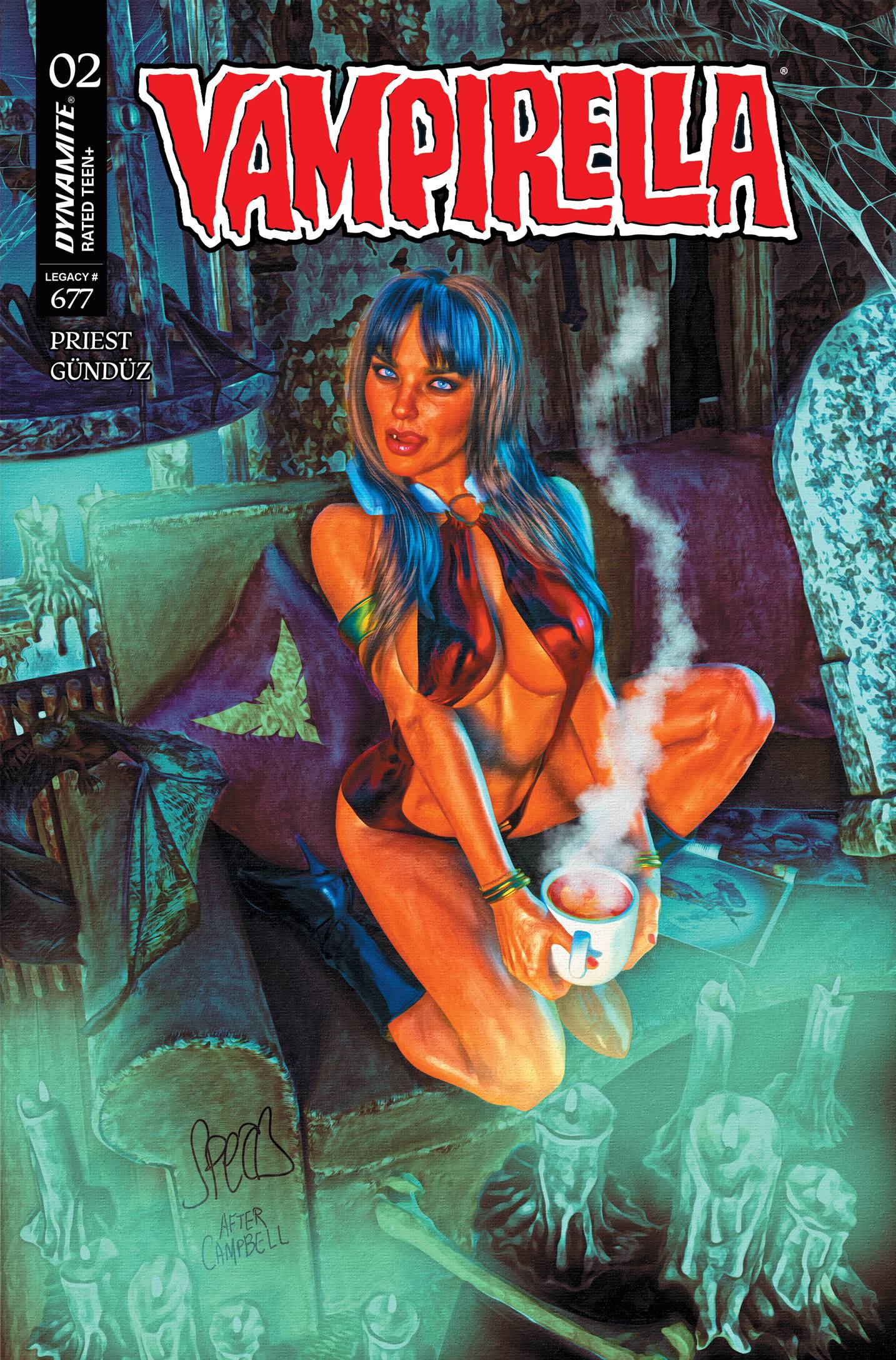 VAMPIRELLA (2025) #2 CVR ZD FOC 10 COPY INCV SPEARS BLUE VAR