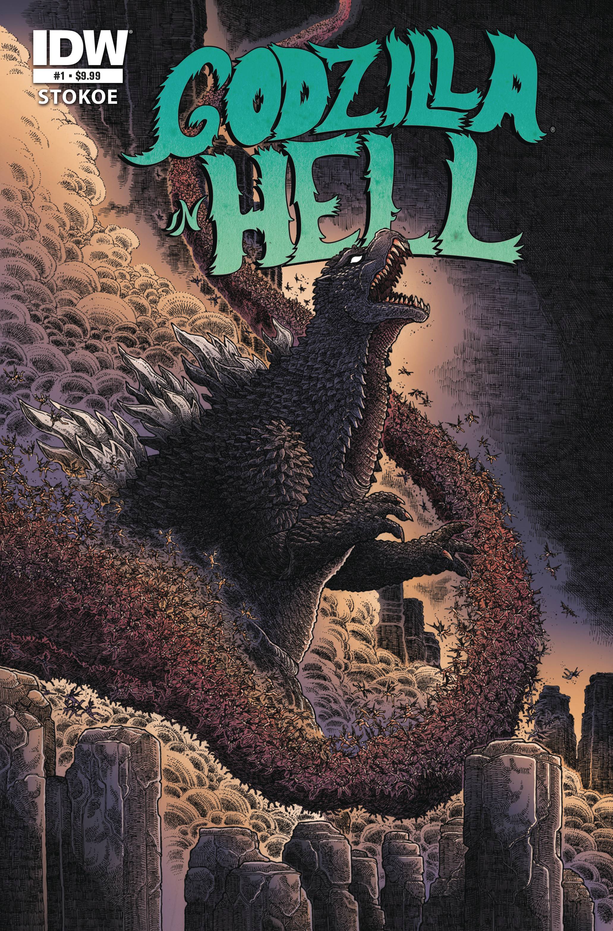 GODZILLA 70TH ANNIVERSARY FOIL CLASSICS (2025) GODZILLA IN HELL #1