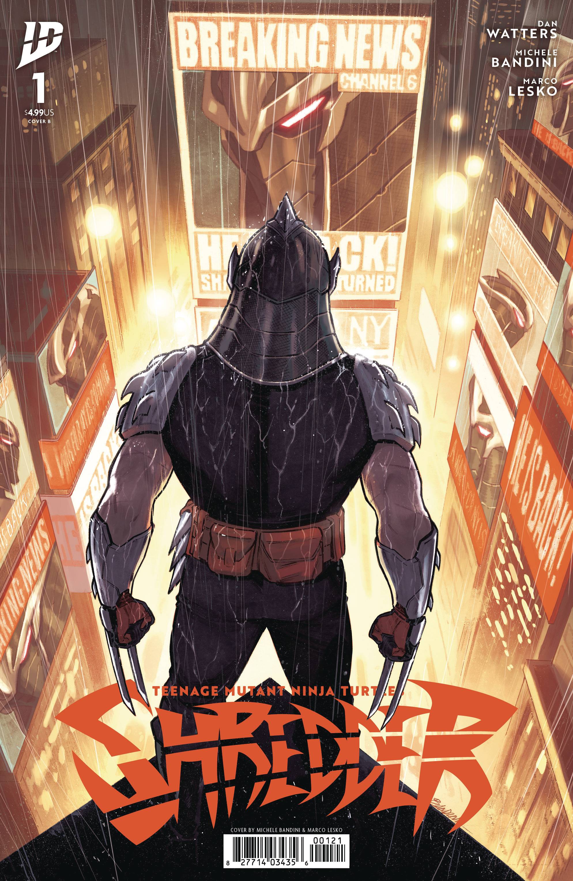 TEENAGE MUTANT NINJA TURTLES SHREDDER (2025) #1 CVR B BANDINI