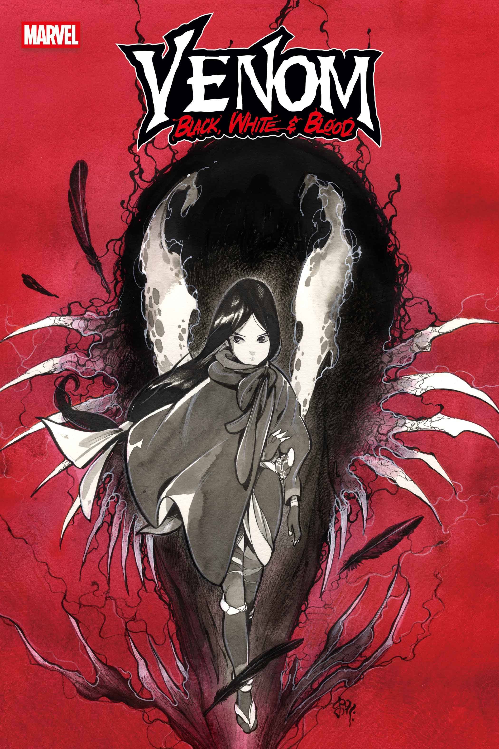 VENOM BLACK  WHITE & BLOOD (2025) #1 PEACH MOMOKO VAR