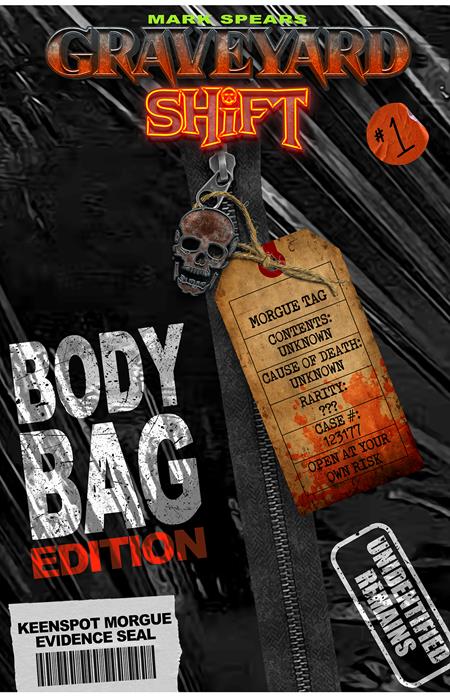 MARK SPEARS GRAVEYARD SHIFT (2026) #1 CVR D MARK SPEARS BODY BAG EDITION BLIND BAG WITH BONUS TRADING CARD VAR