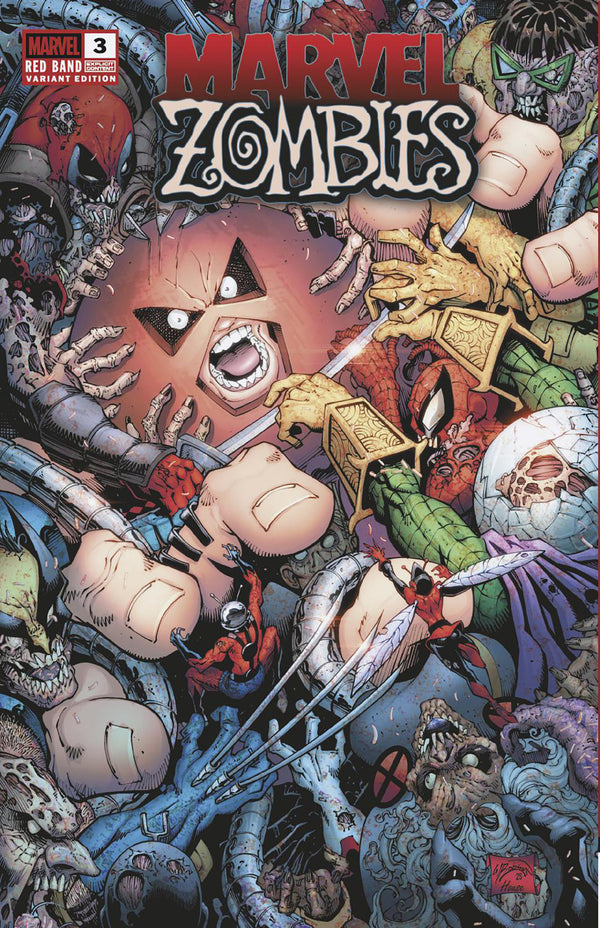 MARVEL ZOMBIES RED BAND (2025) #3 25 COPY INCV WILL ROBSON VAR [POLYBAGGED]