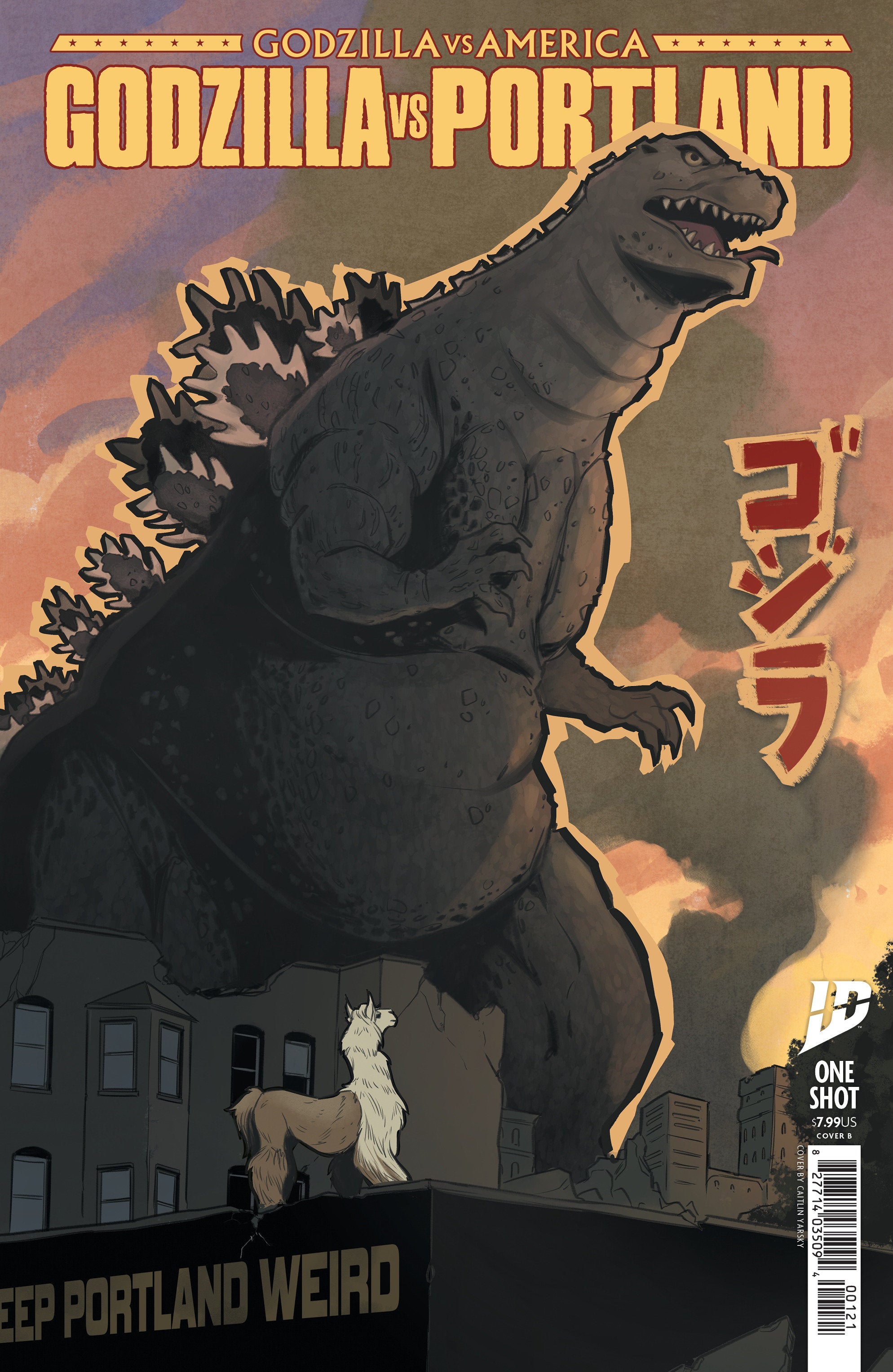 GODZILLA VS AMERICA PORTLAND (2026) #1 (ONE SHOT) CVR B YARSKY