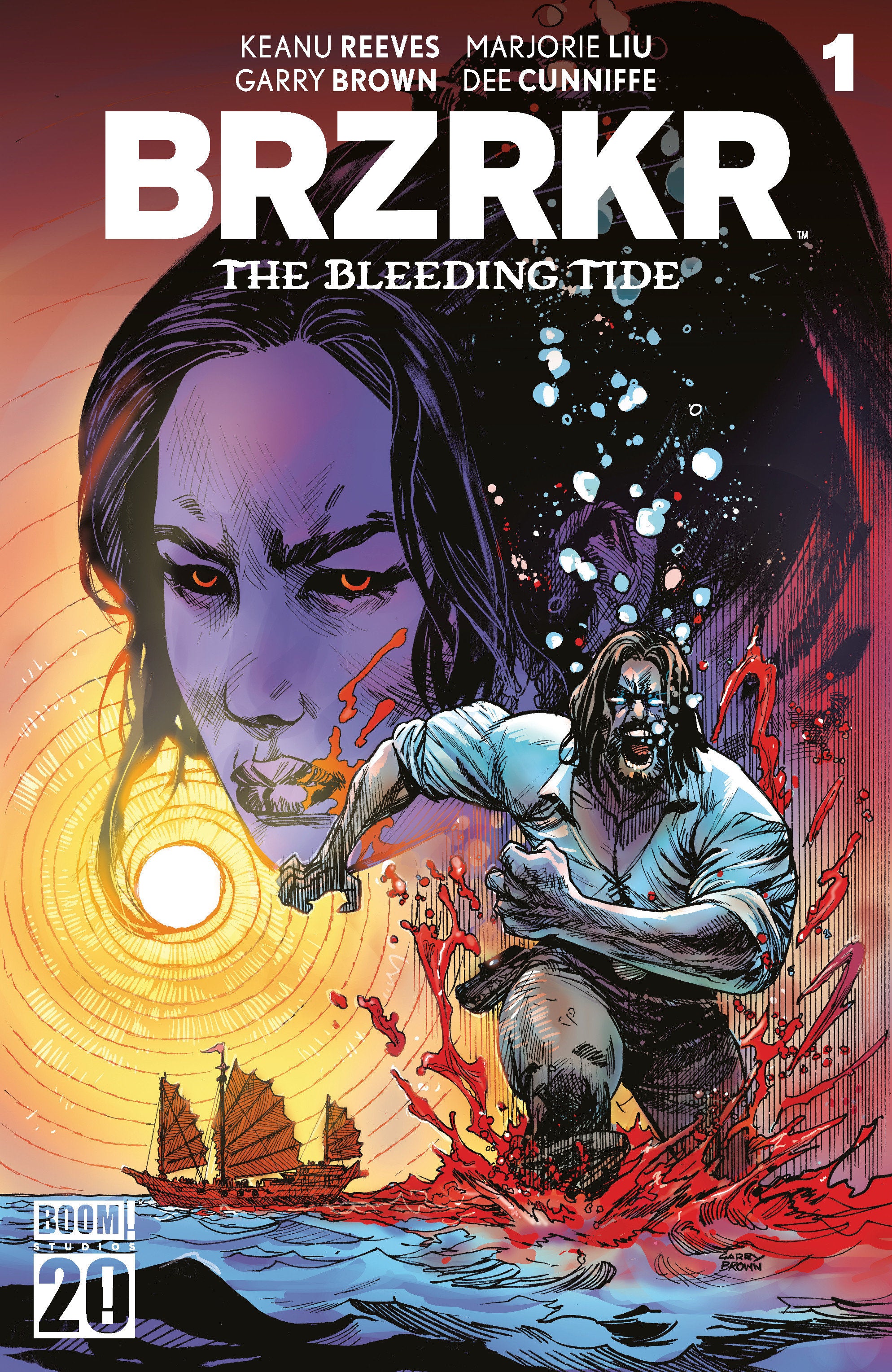 BRZRKR THE BLEEDING TIDE (2025) #1 (ONE SHOT) CVR D BROWN FOIL VAR