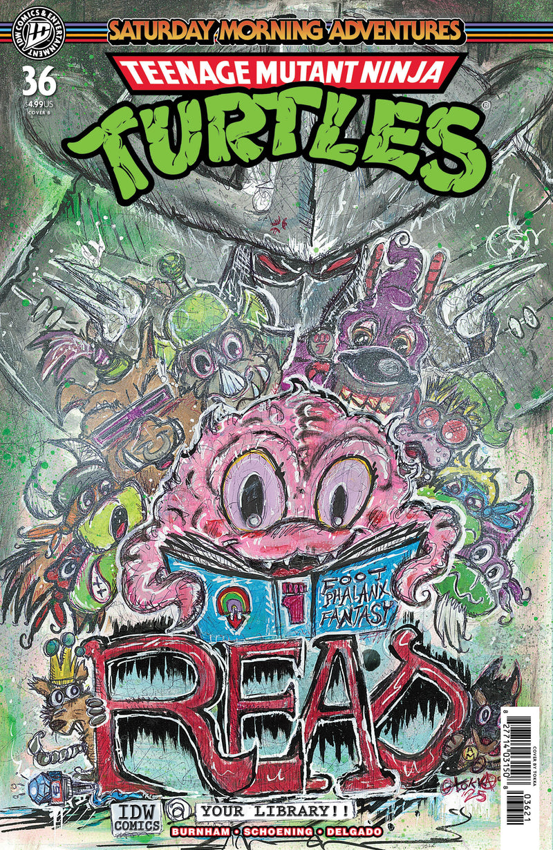 TMNT SATURDAY MORNING ADVENTURES CONTINUED (2023) #36 CVR B TOKKA