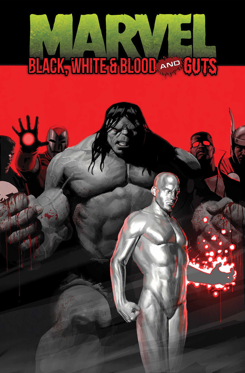 MARVEL BLACK WHITE & BLOOD AND GUTS TP
