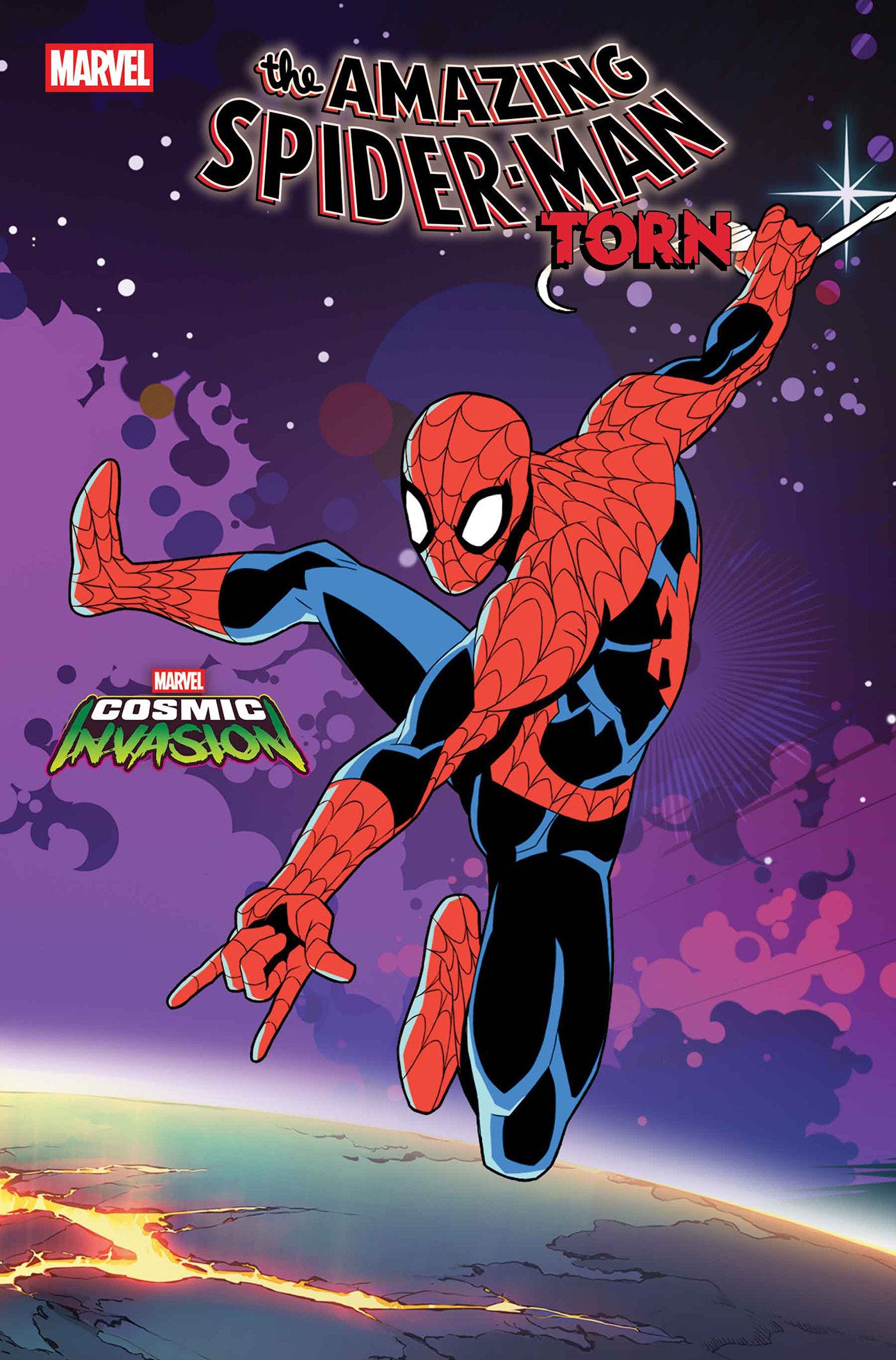 AMAZING SPIDER-MAN TORN (2025) #4 MARVEL COSMIC INVASION VAR