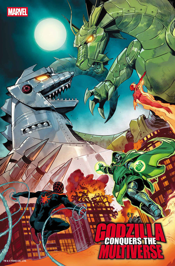 GODZILLA CONQUERS THE MULTIVERSE (2026) #1 JUAN FRIGERI FOIL VAR