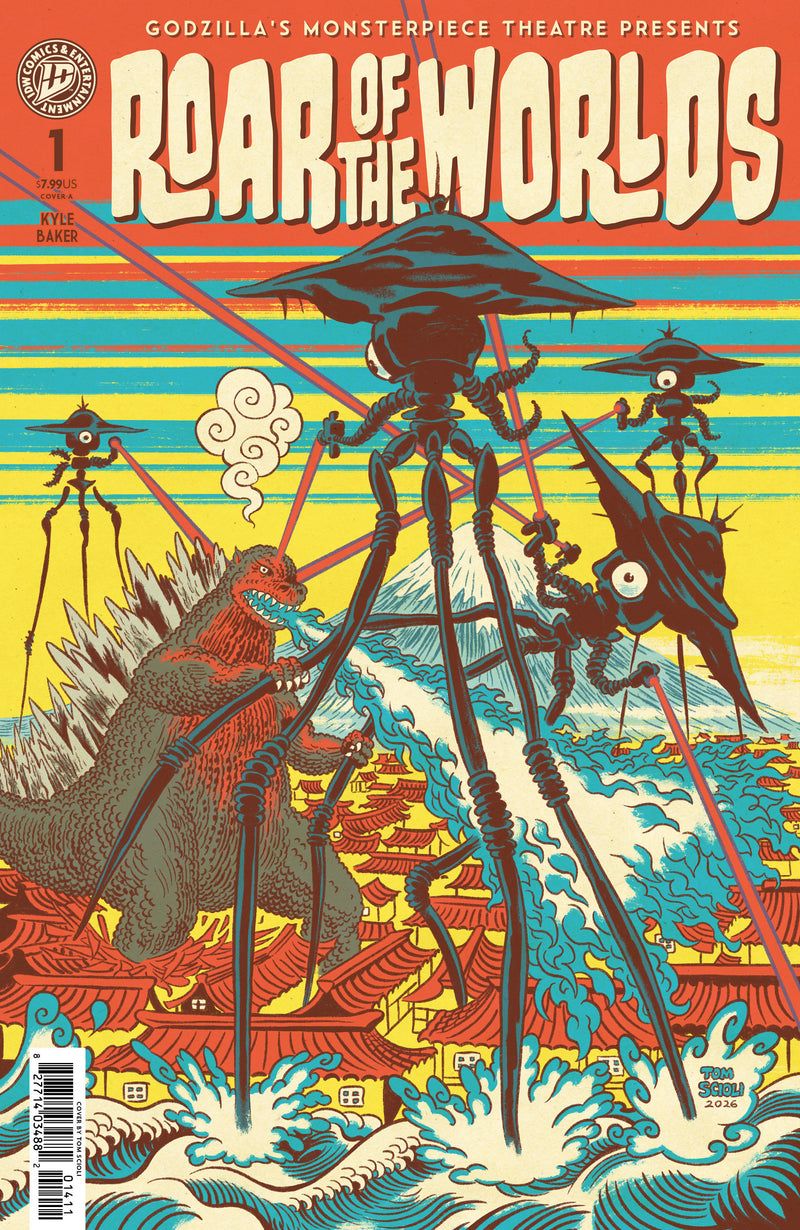 GODZILLAS MONSTERPIECE THEATRE PRESENTS ROAR OF THE WORLDS (2026) #1 (ONE SHOT) CVR A SCIOLI