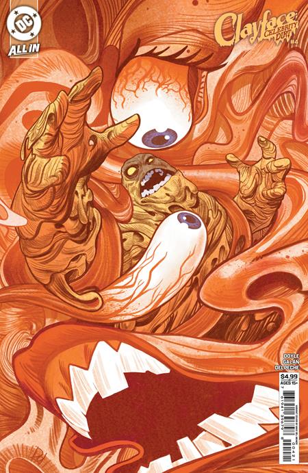 CLAYFACE CELEBRITY DIRT (2026) #4 CVR B MIKE DEL MUNDO CARD STOCK VAR