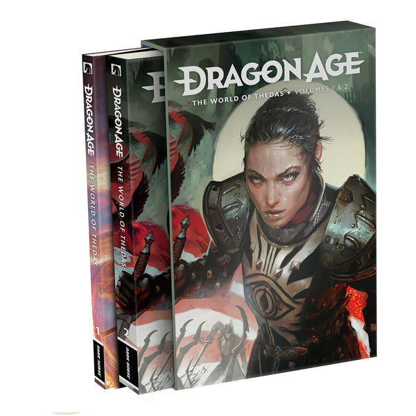 DRAGON AGE THE WORLD OF THEDAS BOXED SET HC