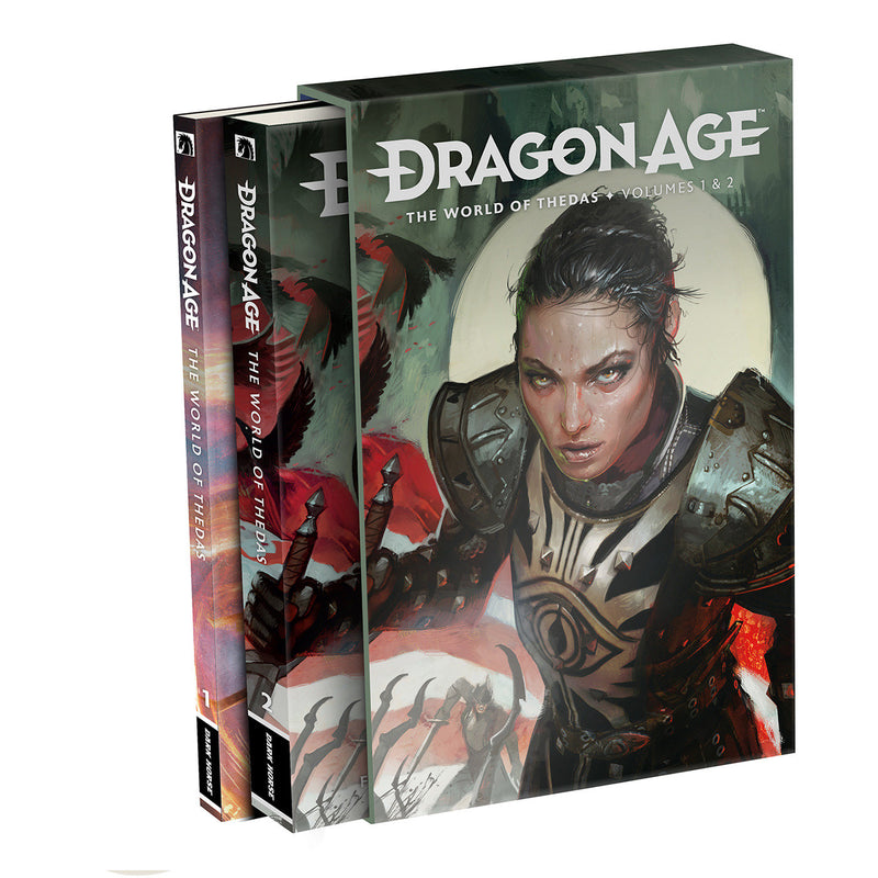 DRAGON AGE THE WORLD OF THEDAS BOXED SET HC