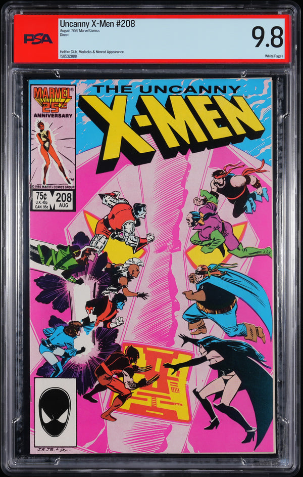 UNCANNY X-MEN (1986) #208 DIRECT PSA 9.8