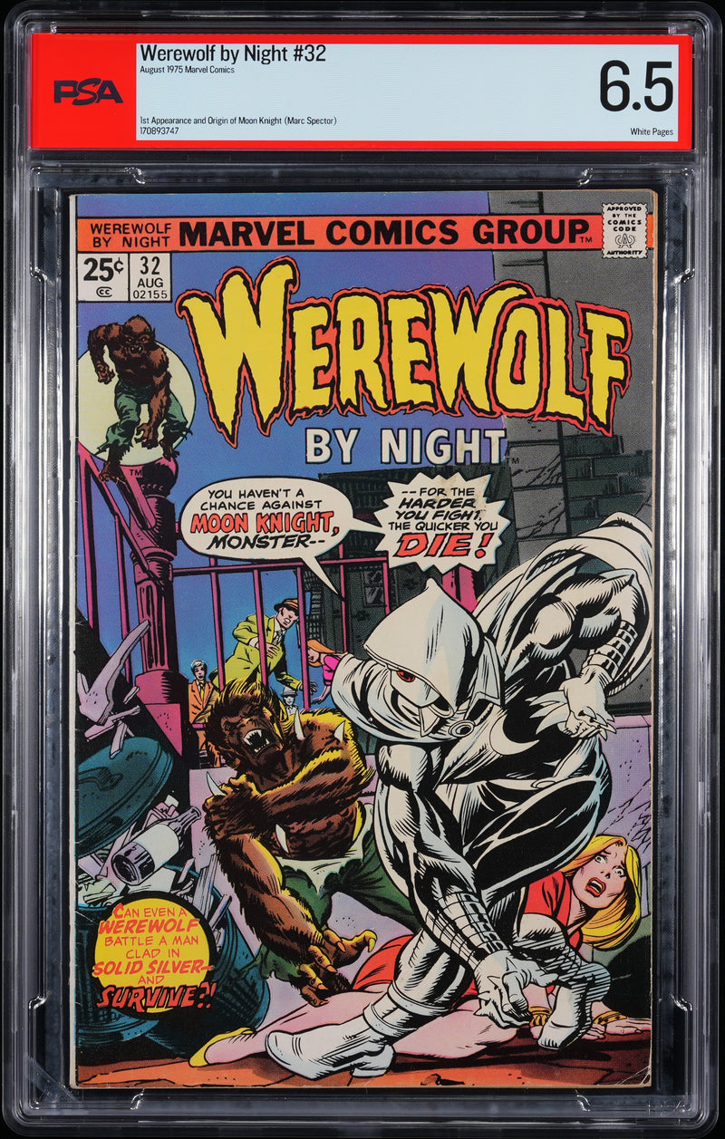 WEREWOLF BY NIGHT (1972) #32 PSA 6.5 - (1ST APPEARANCE MOON KNIGHT)