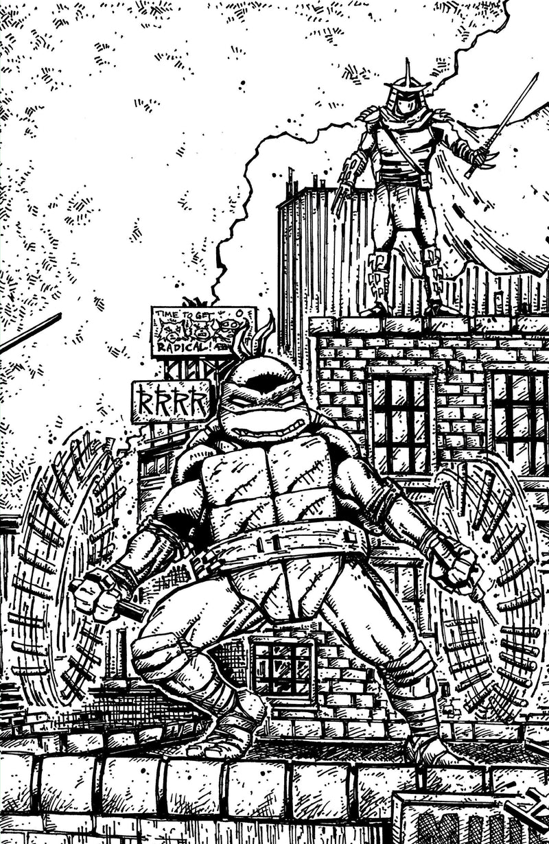 TEENAGE MUTANT NINJA TURTLES (2024) #23 CVR F 10 COPY INCV EASTMAN & BISHOP B&W VAR