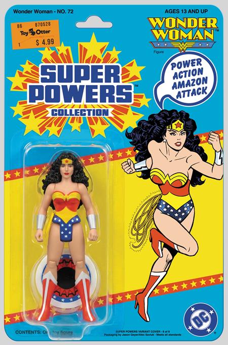 WONDER WOMAN (1987) #72 FACSIMILE EDITION (2026) CVR B JASON GEYER & ALEX SAVIUK WONDER WOMAN SUPER POWERS CARD STOCK VAR