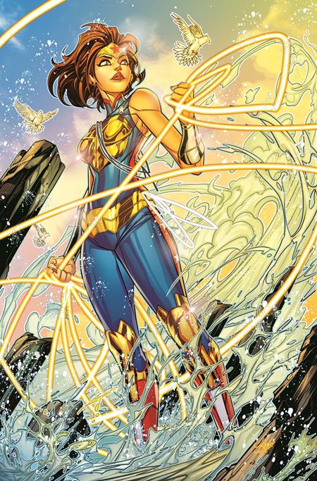TRINITY DAUGHTER OF WONDER WOMAN (2025) #5 CVR B JONBOY MEYERS CARD STOCK VAR