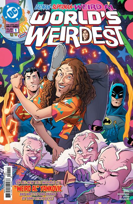 BATMAN SUPERMAN WEIRD AL WORLDS WEIRDEST (2026) #1 (ONE SHOT) CVR A DAN SCHOENING