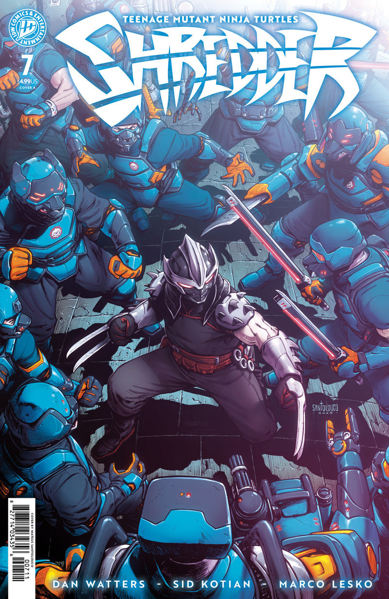 TEENAGE MUTANT NINJA TURTLES SHREDDER (2025) #7 CVR A SANTOLOUCO