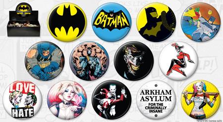 ATA-BOY DC BATMAN 144 PIECE BUTTON ASSORTMENT