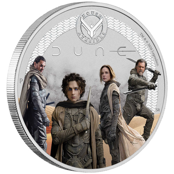 DUNE - HOUSE OF ARTEIDES 2026 1/2oz SILVER COLOURED COIN