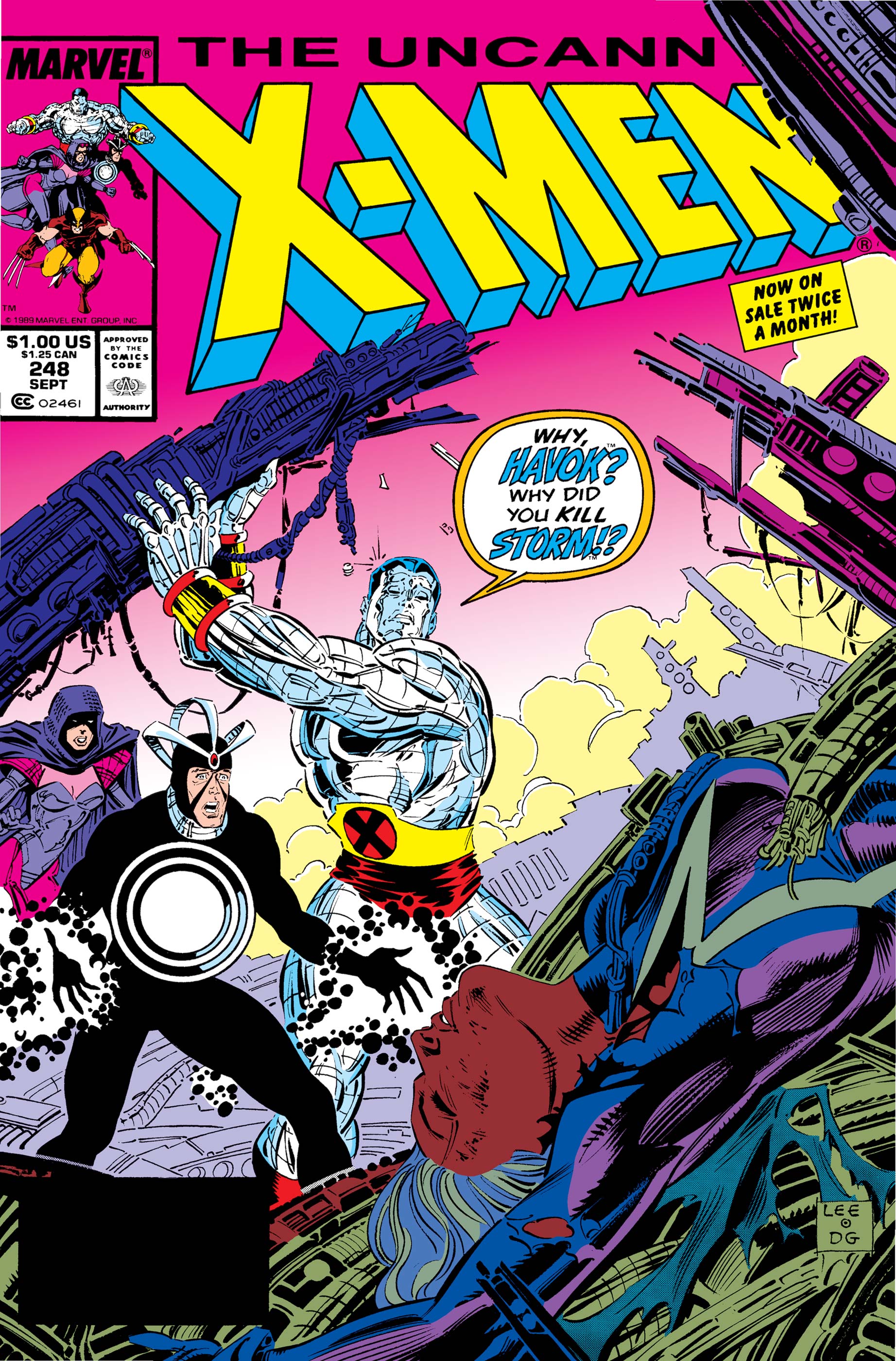 UNCANNY X-MEN (1963) #248 (NM) - 1ST JIM LEE X-MEN ART