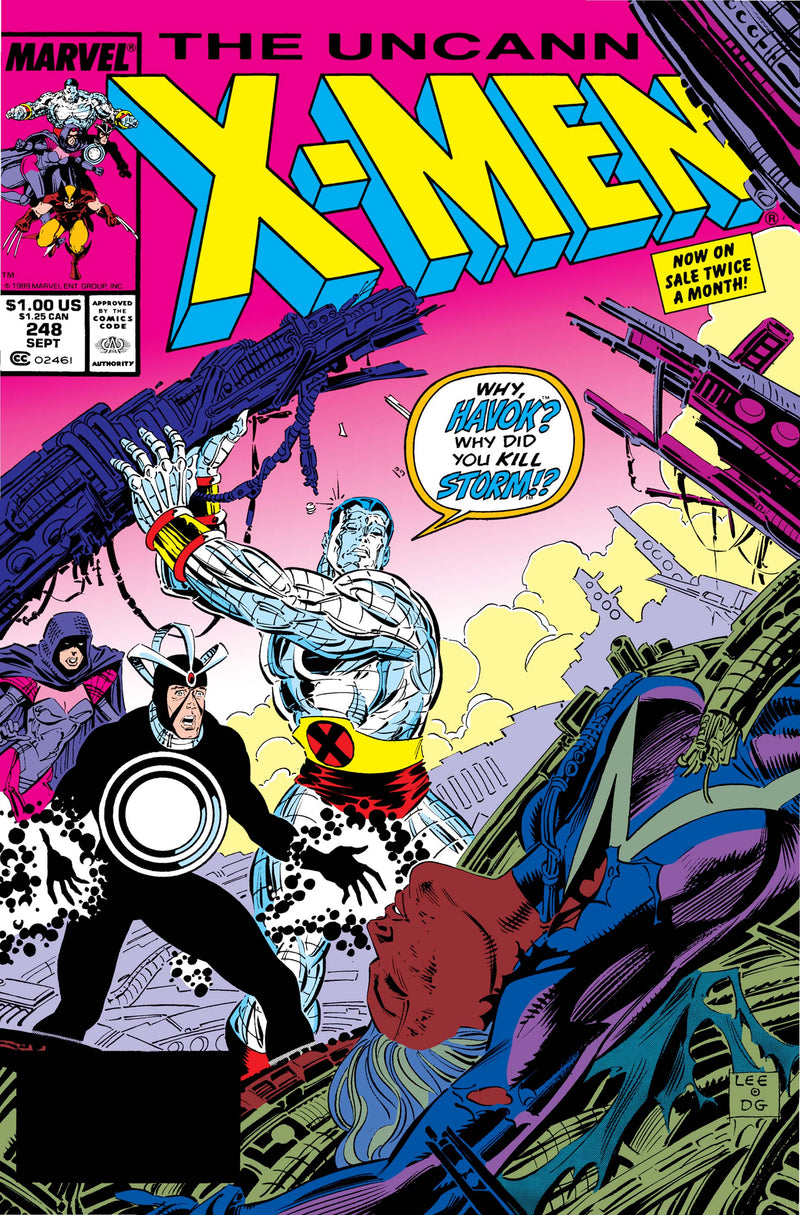 UNCANNY X-MEN (1963) #248 (VF/NM)  - 1ST JIM LEE X-MEN ART