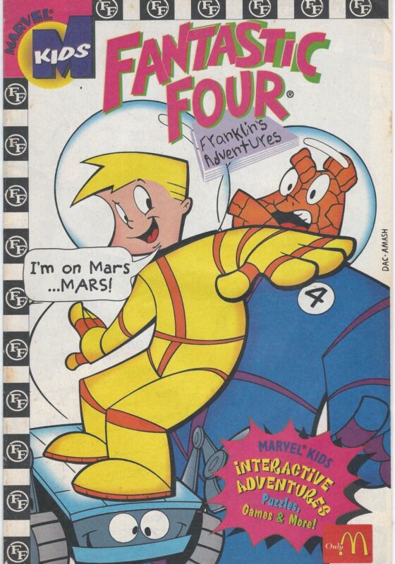 FANTASTIC FOUR FRANKLINS ADVENTURES #1 AUSTRALIAN MCDONALDS GIVEAWAY PROMO (VF)