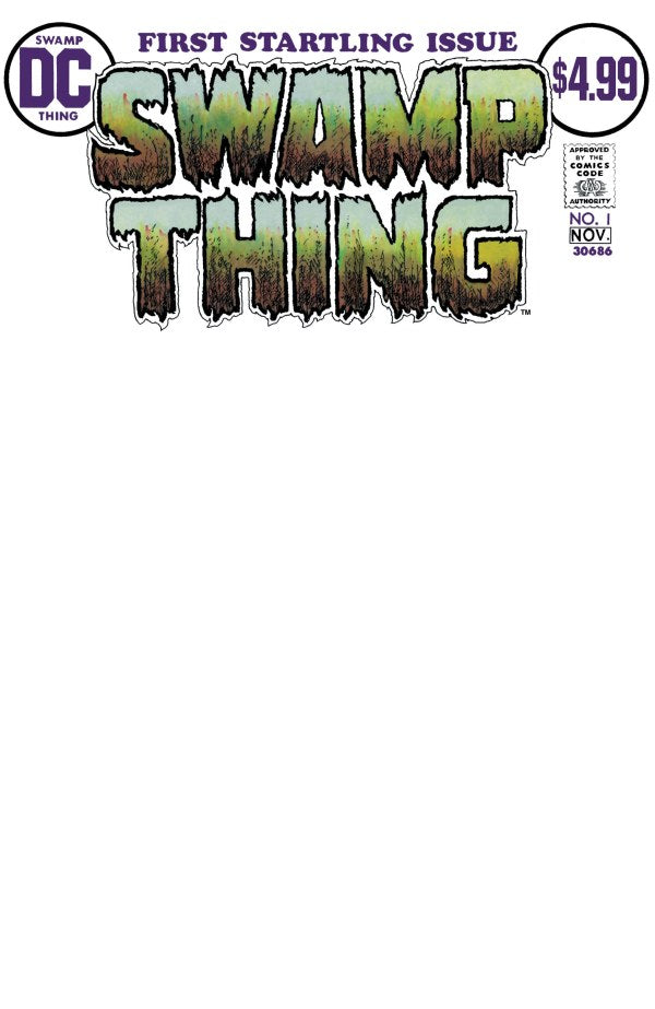 SWAMP THING (1972) #1 FACSIMILE EDITION (2026) CVR D BLANK CARD STOCK VAR