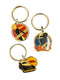 VINTAGE DICK TRACY MOVIE KEYCHAINS - SET OF THREE