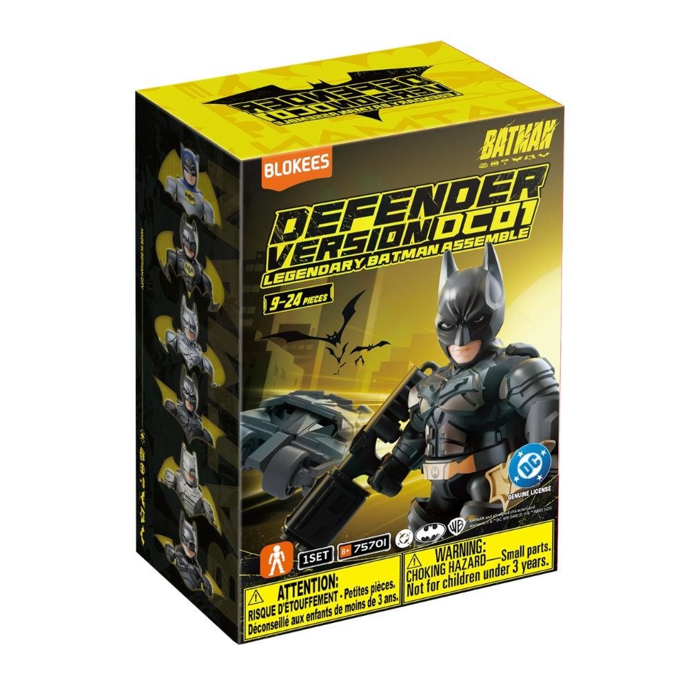 BLOKEES DC BATMAN LEGENDARY ASSEMBLE DEFENDER VERSION 01 MODEL (BLIND BOX)