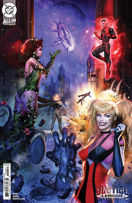 JUSTICE LEAGUE UNLIMITED (2024) #2 CVR G INC 1:25 DAVE WILKINS CARD STOCK VAR