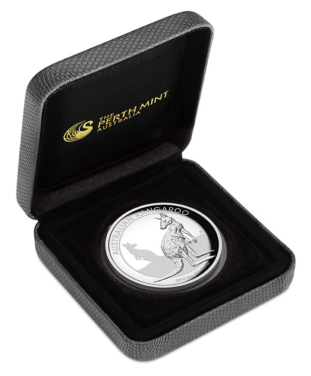 AUSTRALIAN KANGAROO 2016 5oz SILVER HIGH RELIEF COIN