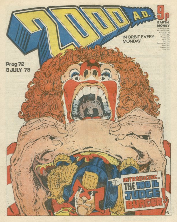 2000 AD (1977) #72 - BURGER WARS BANNED ISSUE