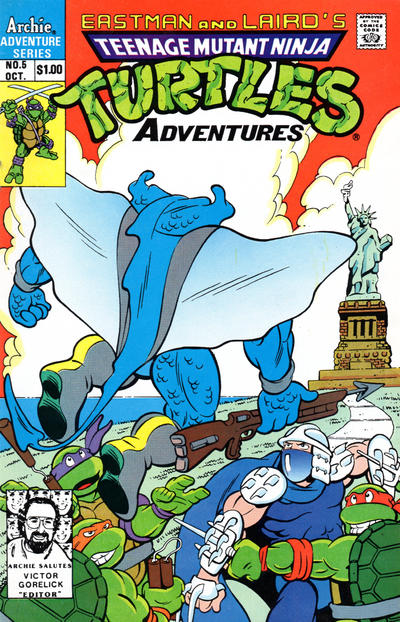 TEENAGE MUTANT NINJA TURTLES ADVENTURES (1989) #5 3RD PRINTING