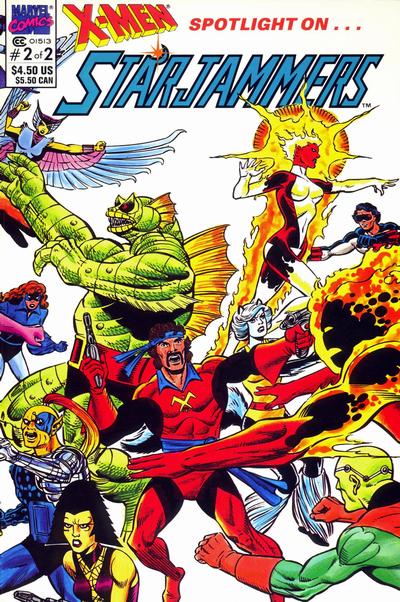 X-MEN SPOTLIGHT ON STARJAMMERS (1990) SET OF TWO