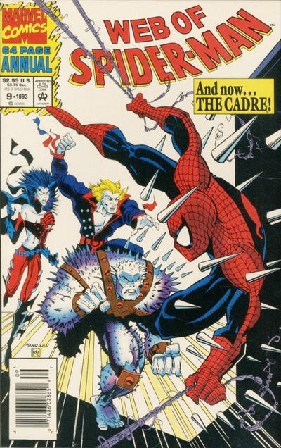 WEB OF SPIDER-MAN (1985) ANNUAL #9 NEWSSTAND EDITION (NO POLYBAG)