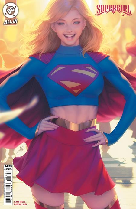 SUPERGIRL (2025) #1 CVR B STANLEY ARTGERM LAU CARD STOCK VAR