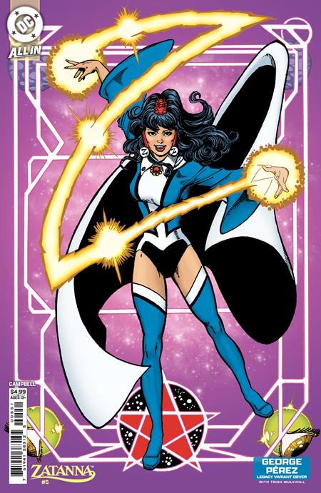 ZATANNA (2025) #5 CVR D GEORGE PEREZ LEGACY CARD STOCK VAR