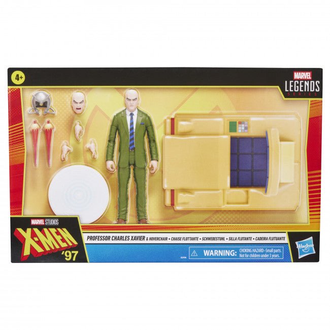 MARVEL LEGENDS SERIES X-MEN 97 PROFESSOR CHARLES XAVIER AND HOVERCHAIR AF