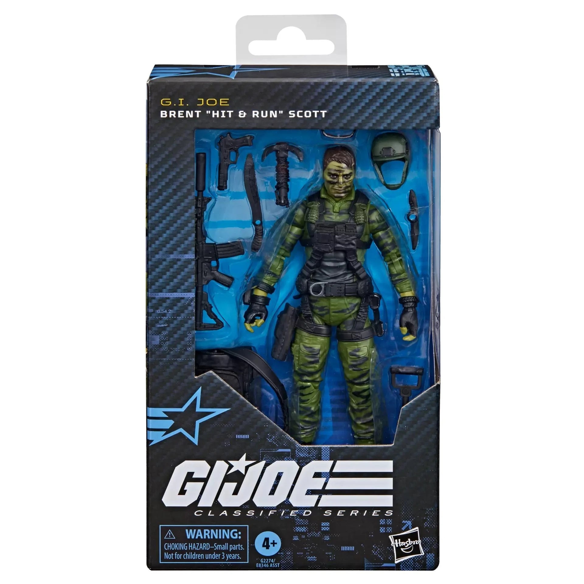 GI JOE CLASSIFIED SERIES #188 BRENT "HIT & RUN" SCOTT AF